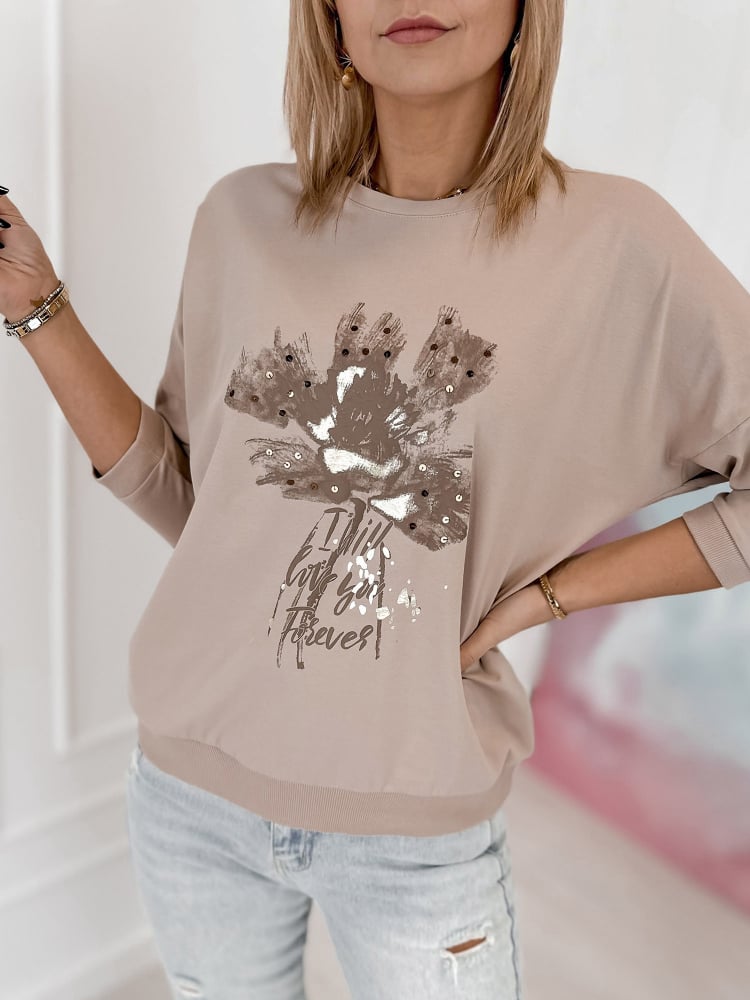 BLUZKA BRIEN BEŻOWA