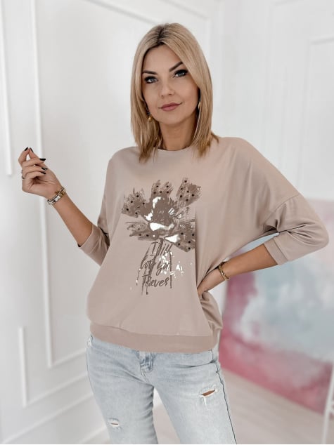 BLUZKA BRIEN BEŻOWA