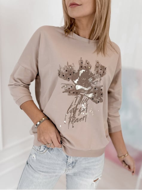 BLUZKA BRIEN BEŻOWA