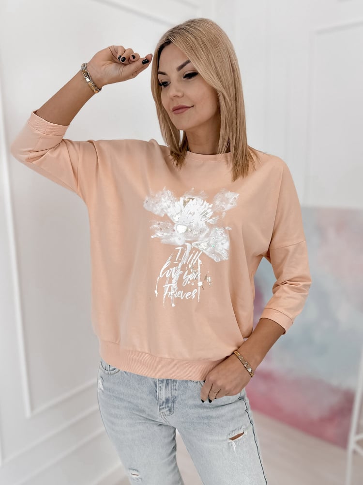 BLUZKA BRIEN BRZOSKWINIOWA