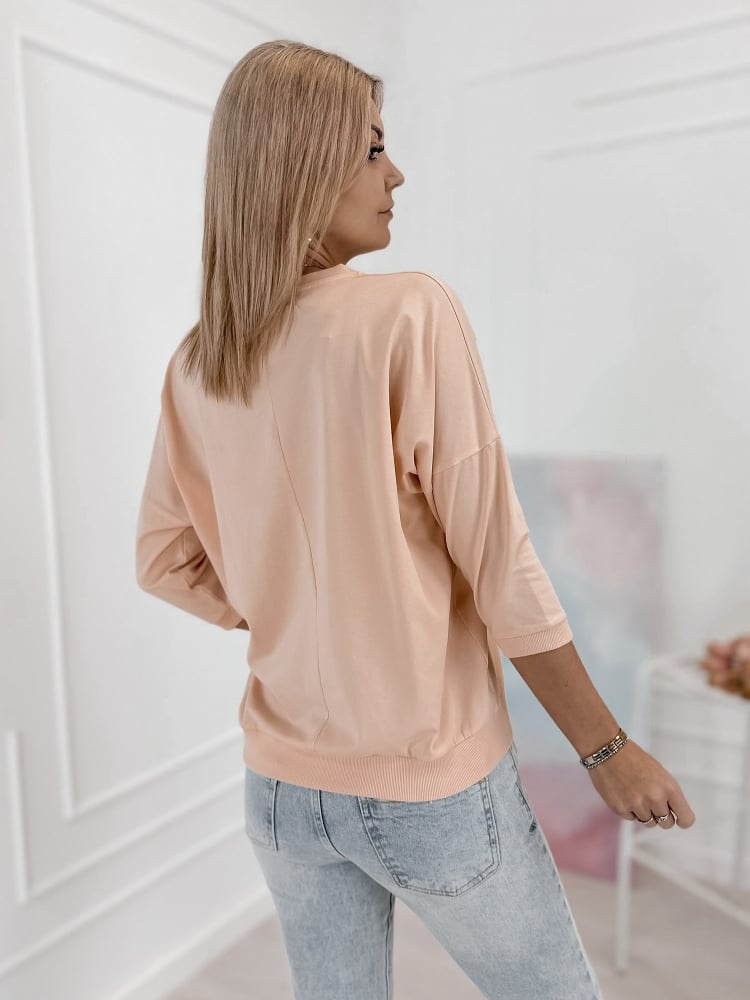 BLUZKA BRIEN BRZOSKWINIOWA