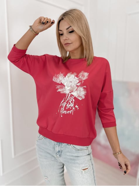 BLUZKA BRIEN MALINOWA