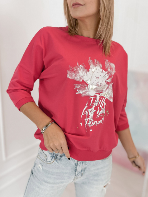 BLUZKA BRIEN MALINOWA