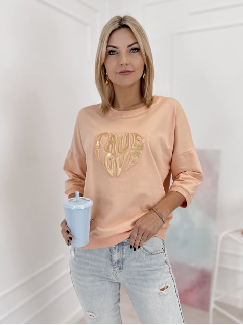 BLUZKA VARYS BRZOSKWINIOWA