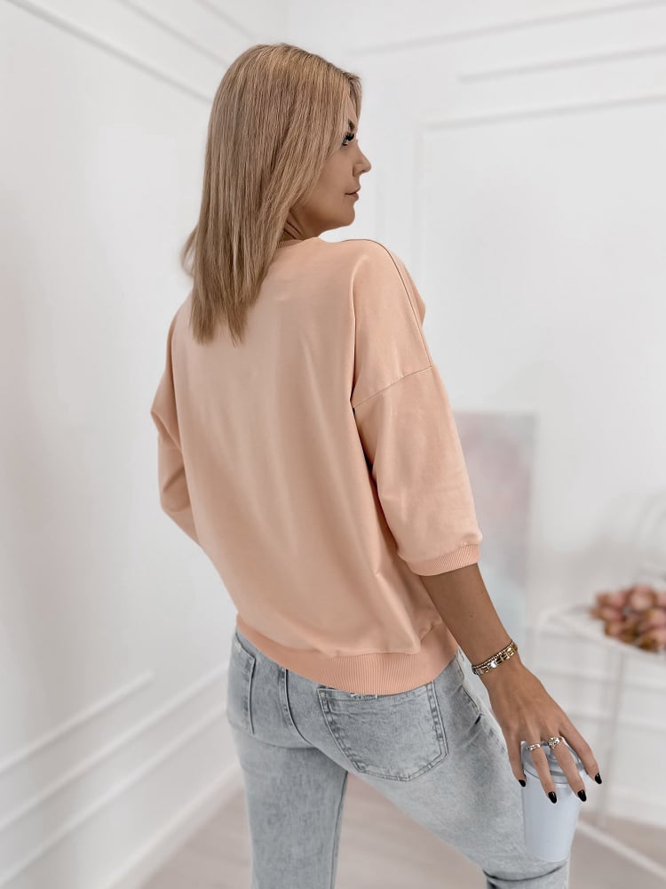 BLUZKA VARYS BRZOSKWINIOWA