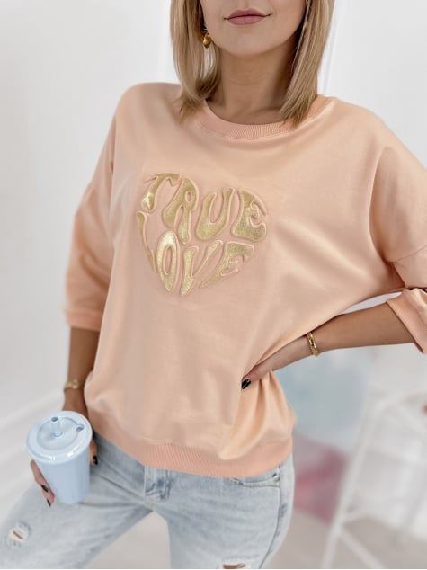 BLUZKA VARYS BRZOSKWINIOWA