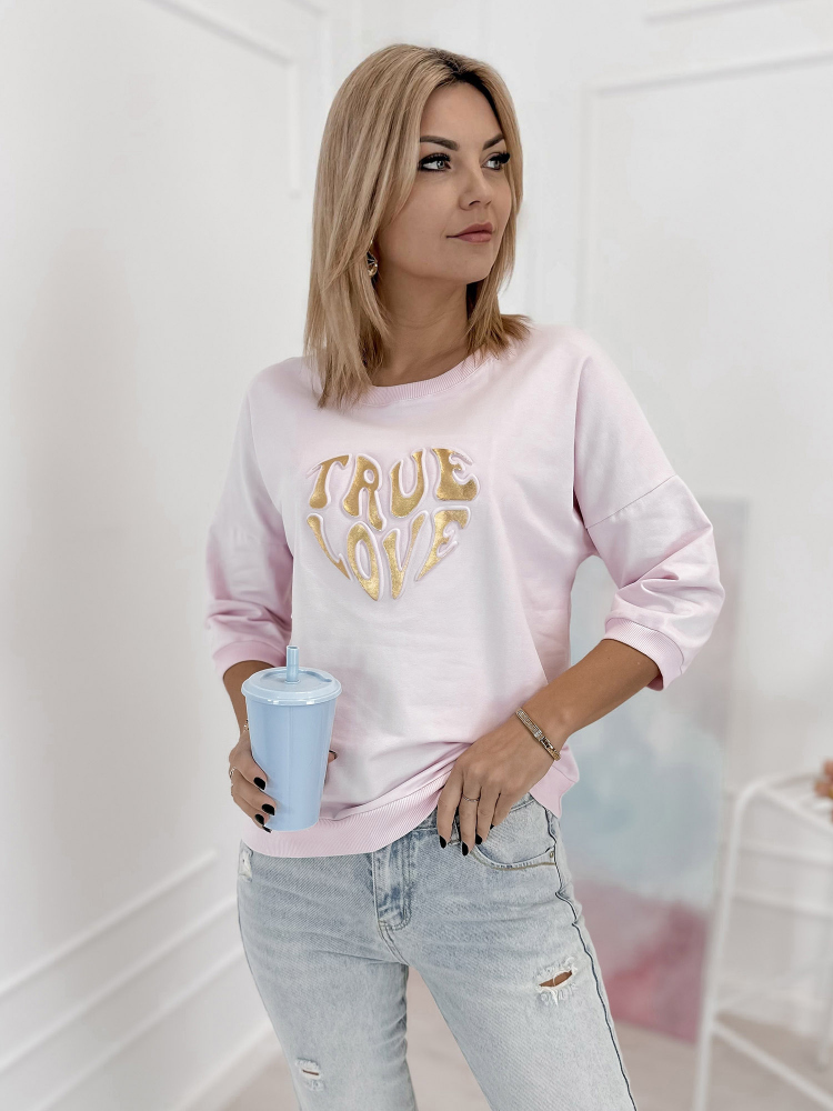 BLUZKA VARYS JASNORÓŻOWA