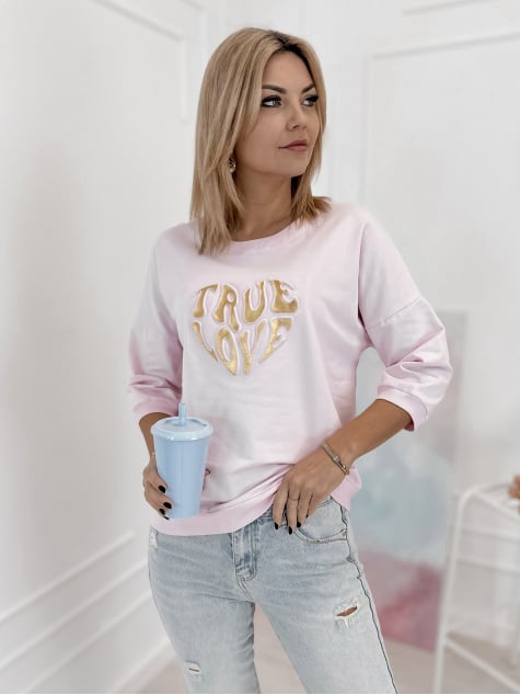 BLUZKA VARYS JASNORÓŻOWA