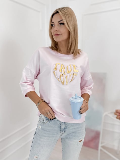 BLUZKA VARYS JASNORÓŻOWA