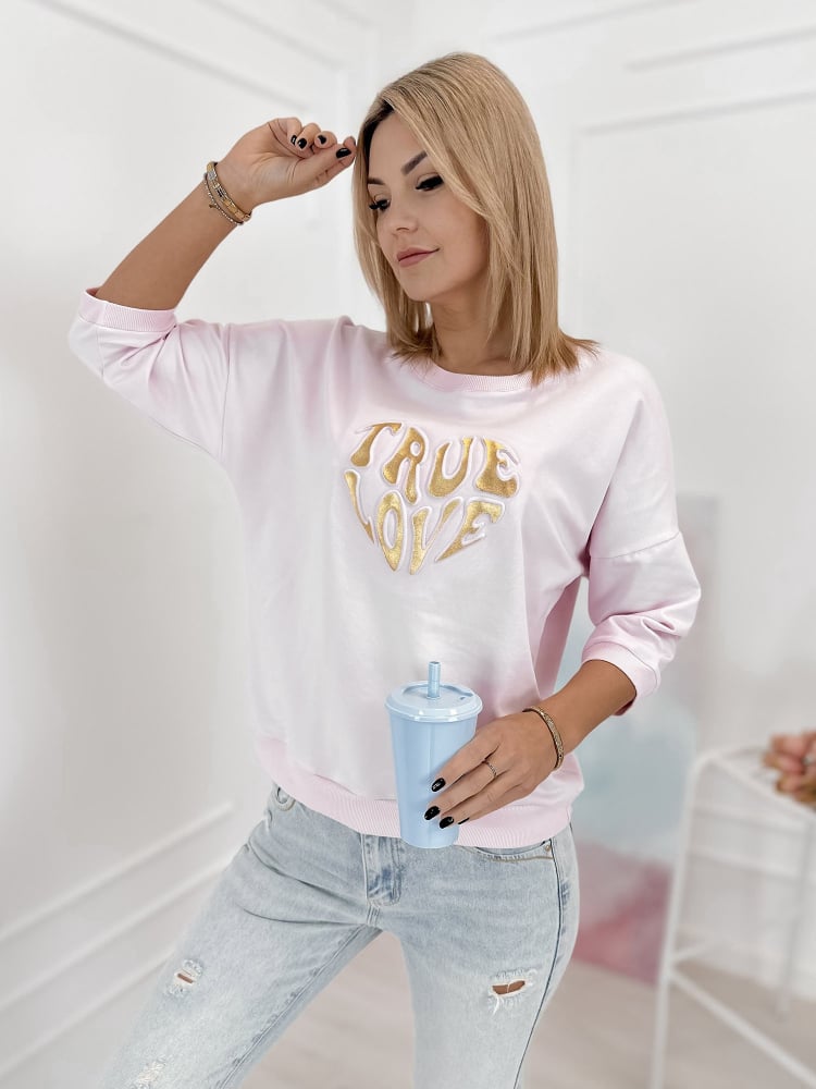 BLUZKA VARYS JASNORÓŻOWA