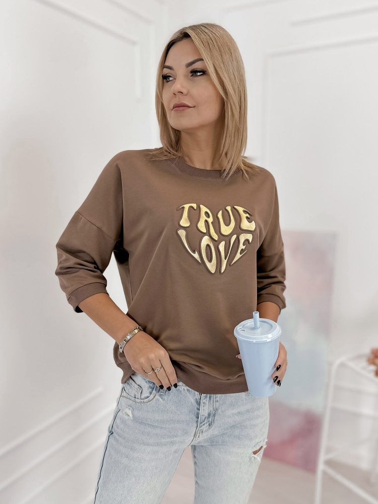 BLUZKA VARYS BRĄZOWA