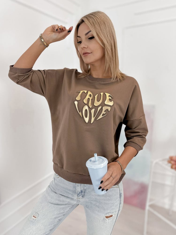 BLUZKA VARYS BRĄZOWA