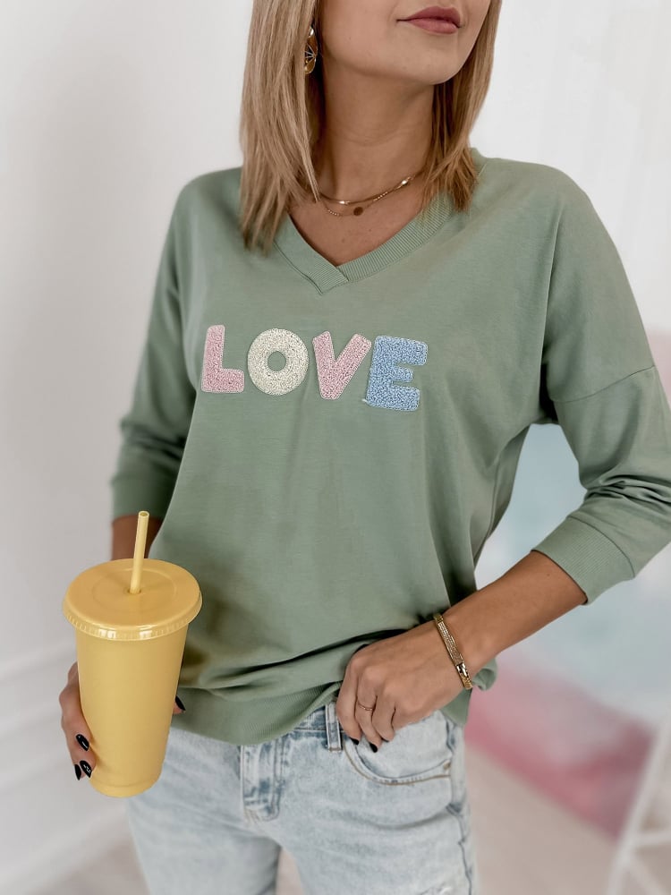 BLUZKA MARGERY PISTACJOWA