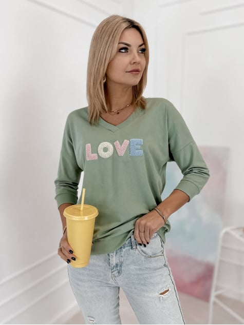 BLUZKA MARGERY PISTACJOWA