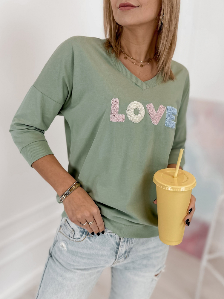 BLUZKA MARGERY PISTACJOWA