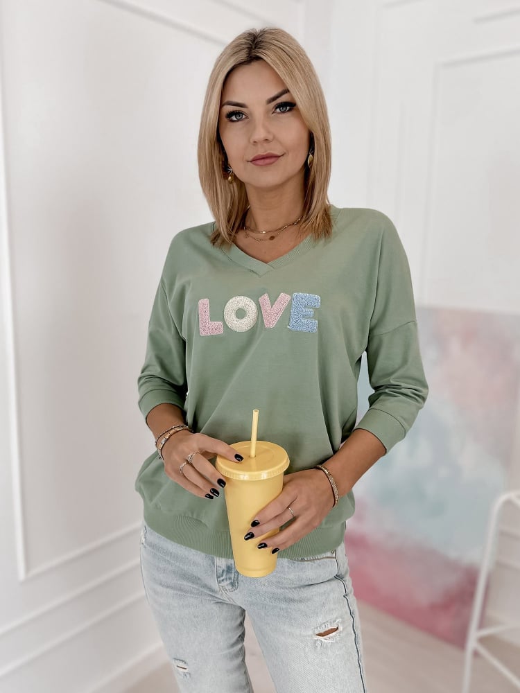 BLUZKA MARGERY PISTACJOWA