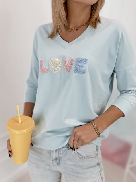 BLUZKA MARGERY BŁĘKITNA