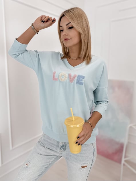 BLUZKA MARGERY BŁĘKITNA