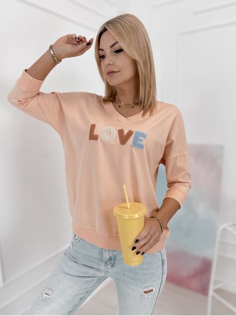 BLUZKA MARGERY BRZOSKWINIOWA