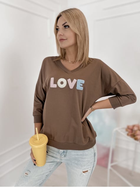 BLUZKA MARGERY BRĄZOWA