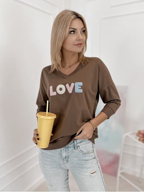 BLUZKA MARGERY BRĄZOWA
