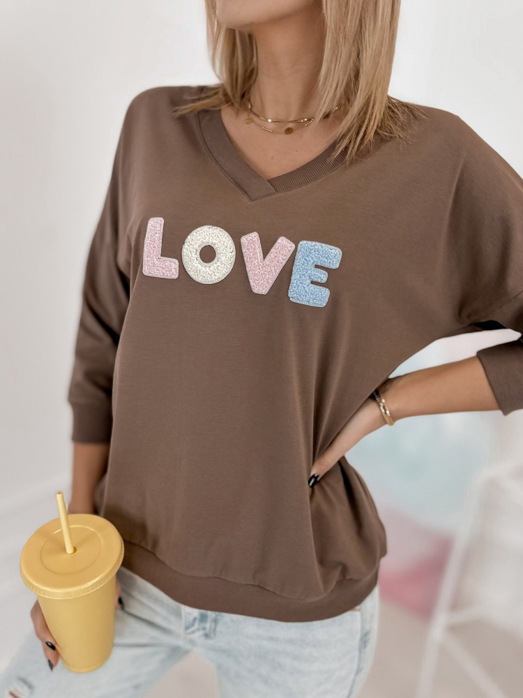 BLUZKA MARGERY BRĄZOWA