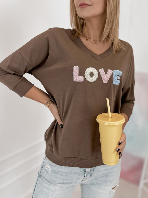 BLUZKA MARGERY BRĄZOWA