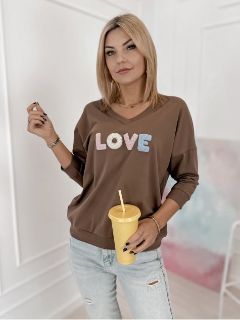 BLUZKA MARGERY BRĄZOWA