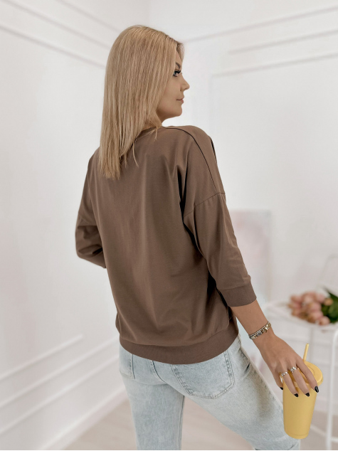 BLUZKA MARGERY BRĄZOWA