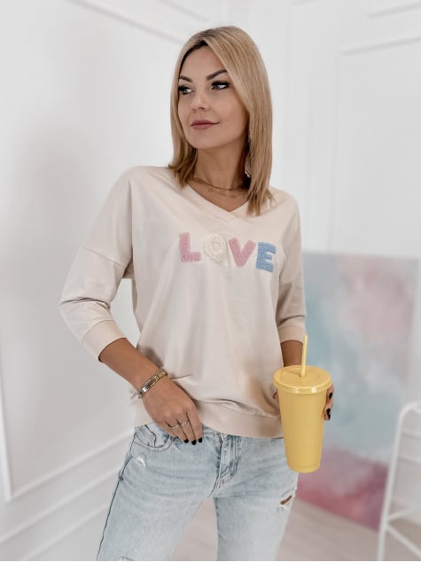 BLUZKA MARGERY BEŻOWA