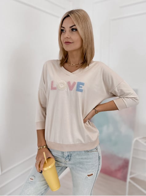 BLUZKA MARGERY BEŻOWA