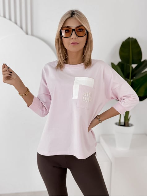 BLUZKA RENLEY JASNORÓŻOWA