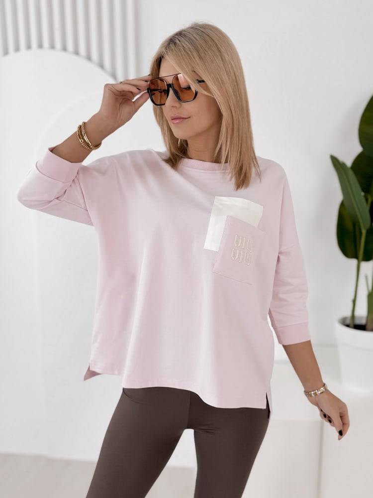 BLUZKA RENLEY JASNORÓŻOWA