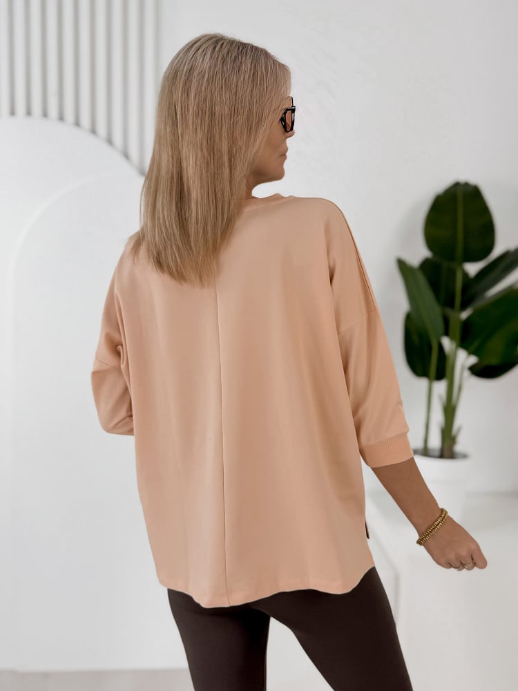 BLUZKA RENLEY BRZOSKWINIOWA