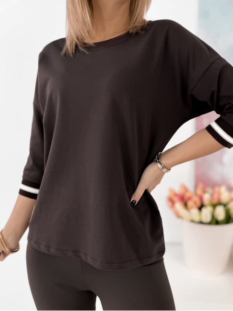 BLUZKA ARISTO CIEMNOBRĄZOWA