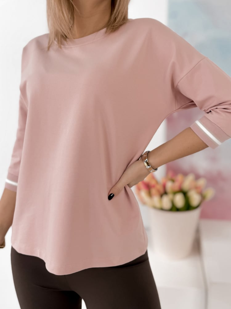 BLUZKA ARISTO PUDROWY RÓŻ