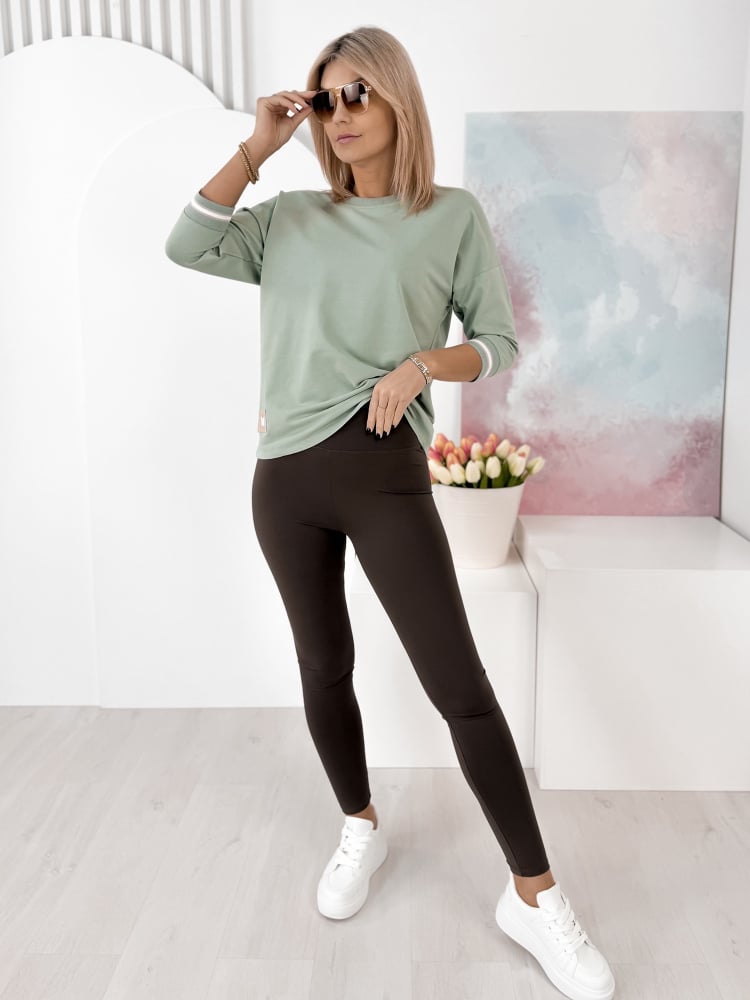 BLUZKA ARISTO PISTACJOWA