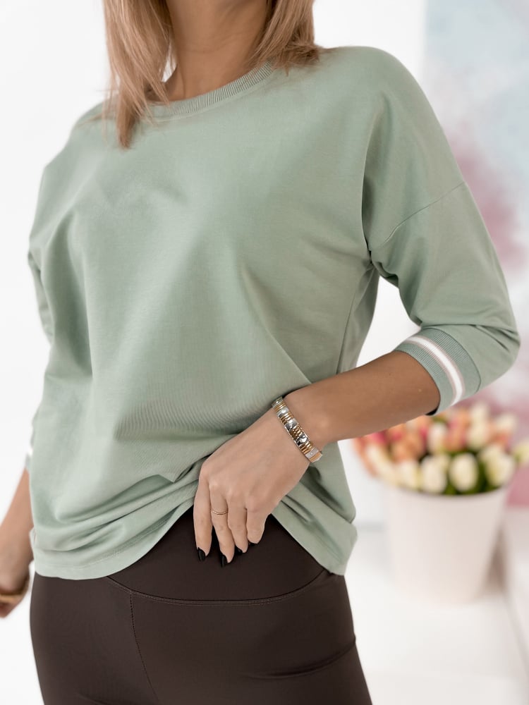 BLUZKA ARISTO PISTACJOWA