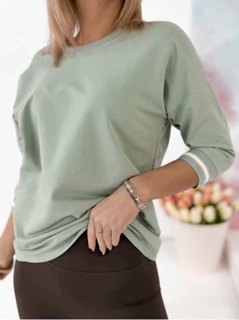 BLUZKA ARISTO PISTACJOWA