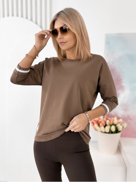 BLUZKA ARISTO BRĄZOWA