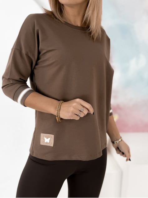 BLUZKA ARISTO BRĄZOWA