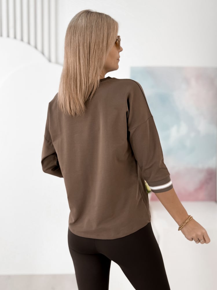 BLUZKA ARISTO BRĄZOWA