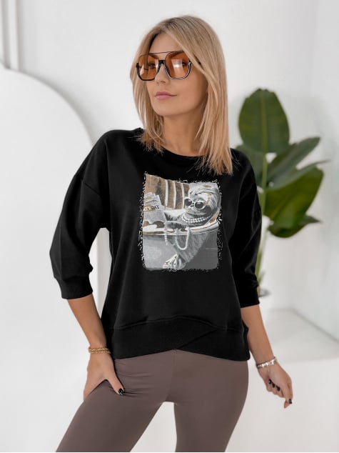 BLUZKA MELISANDRE CZARNA