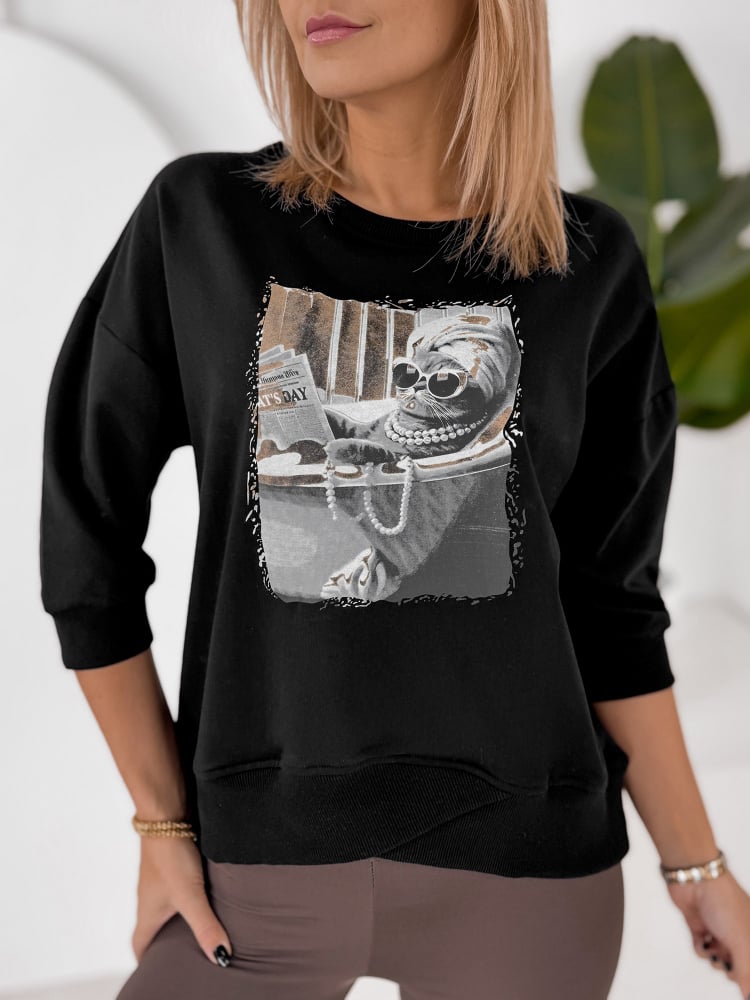 BLUZKA MELISANDRE CZARNA