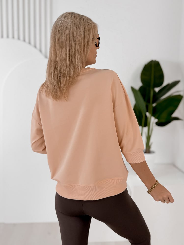 BLUZKA MELISANDRE BRZOSKWINIOWA