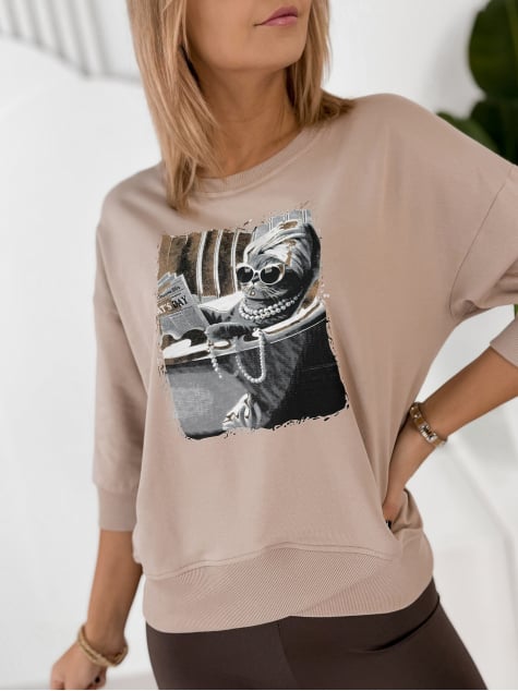 BLUZKA MELISANDRE BEŻOWA