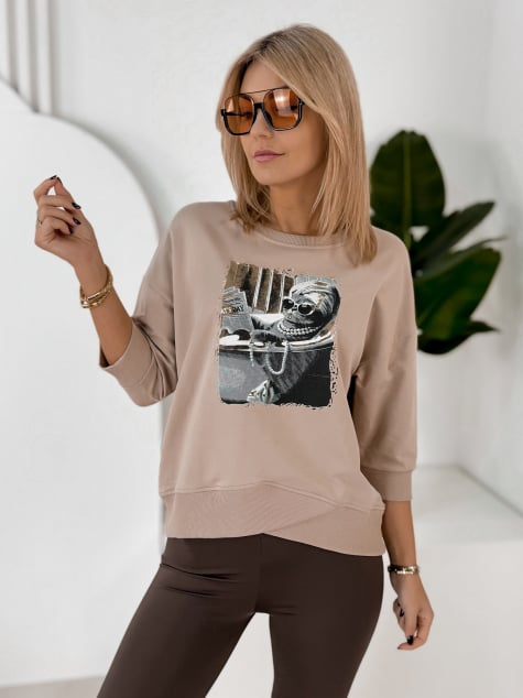 BLUZKA MELISANDRE BEŻOWA