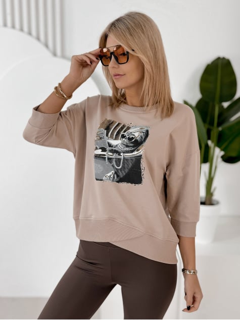 BLUZKA MELISANDRE BEŻOWA