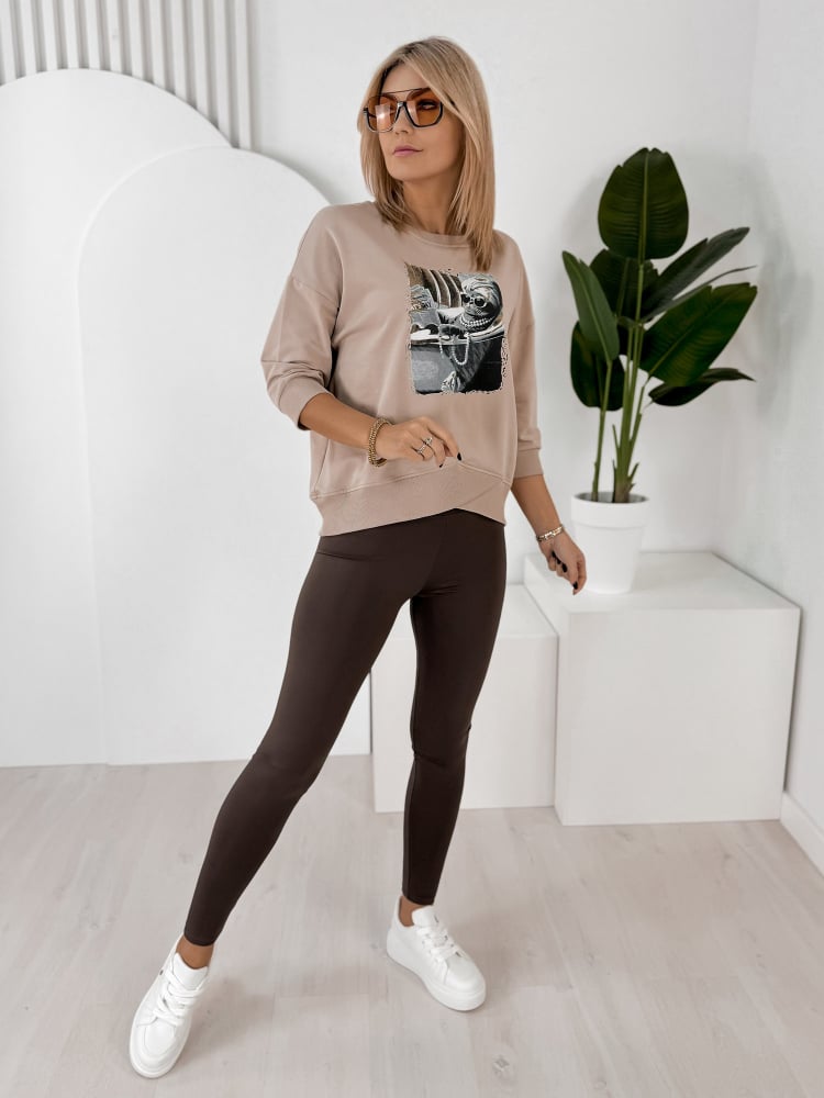 BLUZKA MELISANDRE BEŻOWA