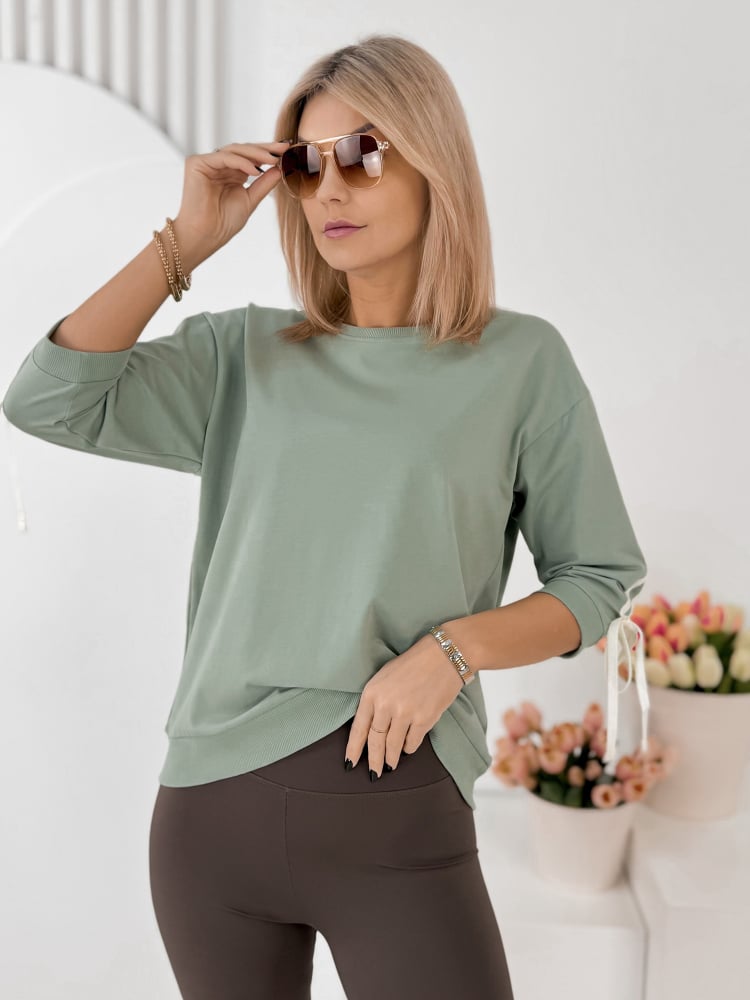 BLUZKA ORLANDO PISTACJOWA